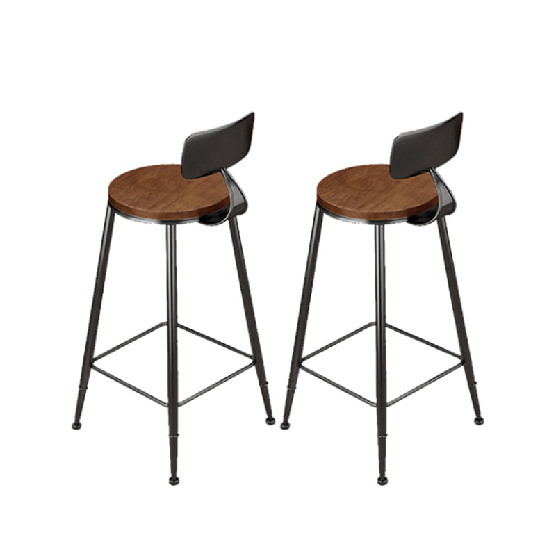 Industrial Pub Dining Set 1/2/5 Pcs Rectangular Solid Wood Pub Set for Home Chair(s) None Brown Clearhalo 'Bar Furniture' 'furn' 'furn_home_bar_bar_sets' 'Furniture' 'Home Bars & Bar Sets' 'home_bar_bar_sets' 'Kitchen & Dining Furniture' 7449412