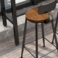 Industrial Pub Dining Set 1/2/5 Pcs Rectangular Solid Wood Pub Set for Home Clearhalo 'Bar Furniture' 'furn' 'furn_home_bar_bar_sets' 'Furniture' 'Home Bars & Bar Sets' 'home_bar_bar_sets' 'Kitchen & Dining Furniture' 7449418