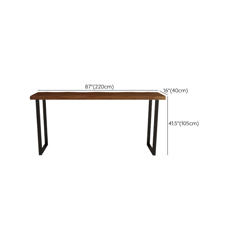 Industrial Pub Dining Set 1/2/5 Pcs Rectangular Solid Wood Pub Set for Home Clearhalo 'Bar Furniture' 'furn' 'furn_home_bar_bar_sets' 'Furniture' 'Home Bars & Bar Sets' 'home_bar_bar_sets' 'Kitchen & Dining Furniture' 7449427