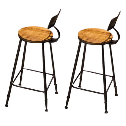 Industrial Style Pub Dining Set 1/2/9 Pcs Rectangular Solid Wood Pub Set for Home