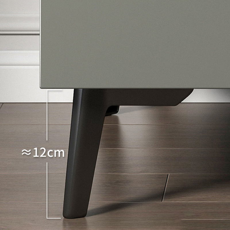 2つの引き出し付きのコンテンポラリーナイトテーブルフェイクウッドベッドサイドキャビネット