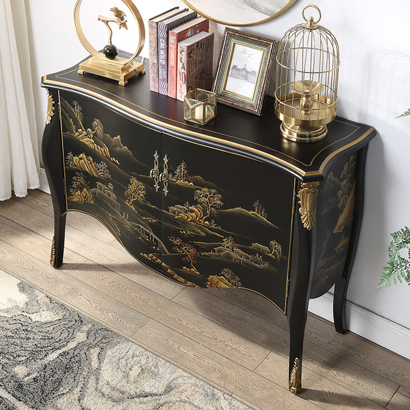 Chox de almacenamiento tradicional dormitorio de almacenamiento de madera sólida con cajones