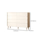 Cofensador de cofres de almacenamiento de madera cofre de almacenamiento moderno con 8 cajones