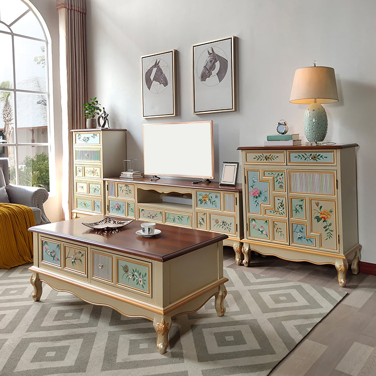 Cofre de almacenamiento de madera Modern Storage Chox Chox con cajones