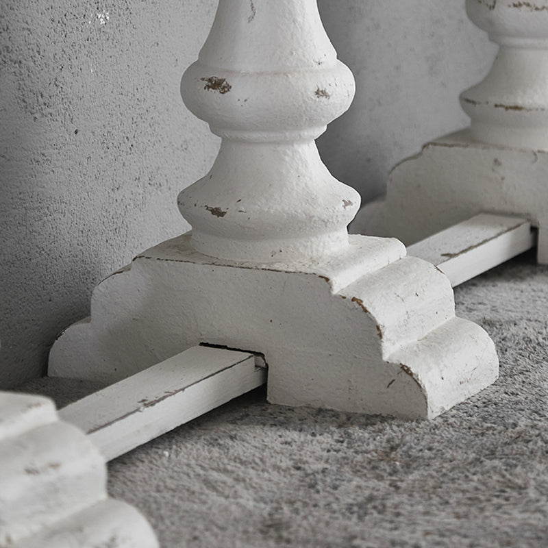 Rectangle French Country Console Table White Wood Sofa Table