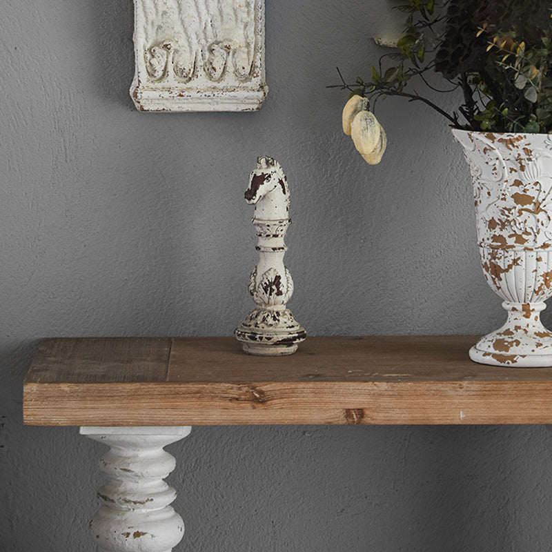 Rectangle French Country Console Table White Wood Sofa Table