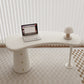 Table de conférence en forme de forme gratuite Modern Wooden Writing Desk en blanc