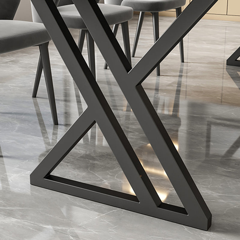 Rectangle Stone Office Desk Modern Style Grey Writing Desk for Office Clearhalo 'furn' 'furn_office_desk' 'Furniture' 'Office Desks' 'Office Furniture' 'office_desk' 7449838