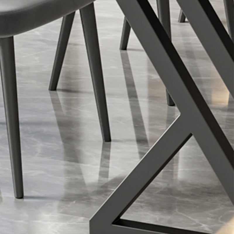 Rectangle Stone Office Desk Modern Style Grey Writing Desk for Office Clearhalo 'furn' 'furn_office_desk' 'Furniture' 'Office Desks' 'Office Furniture' 'office_desk' 7449840