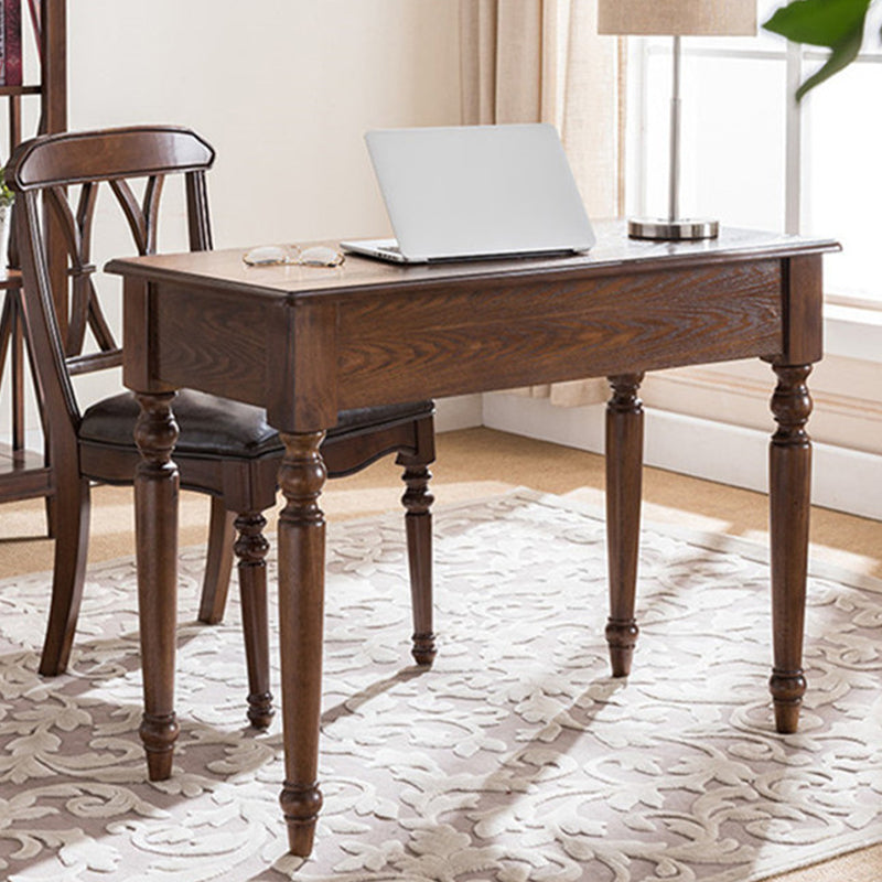 Contemporary Style Wood Office Desk Rectangular Shape Task Desk with 4 Legs 43"L x 20"W x 30"H Clearhalo 'furn' 'furn_office_desk' 'Furniture' 'Office Desks' 'Office Furniture' 'office_desk' 7449880