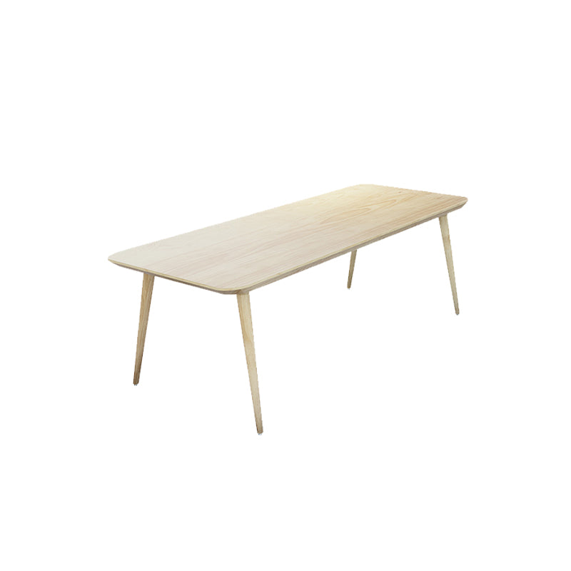 Modern Wood Office Desk Rectangular Shape Task Desk con 4 patas para el hogar