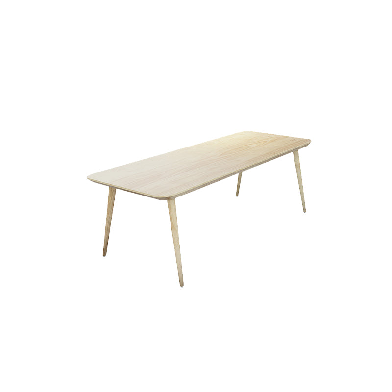 Modern Wood Office Desk Rectangular Shape Task Desk con 4 patas para el hogar
