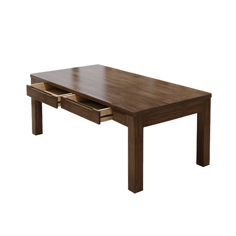 Bureau de bureau de style contemporain Bureau de bureau rectangulaire Bureau de tâche avec 4 jambes pour le bureau