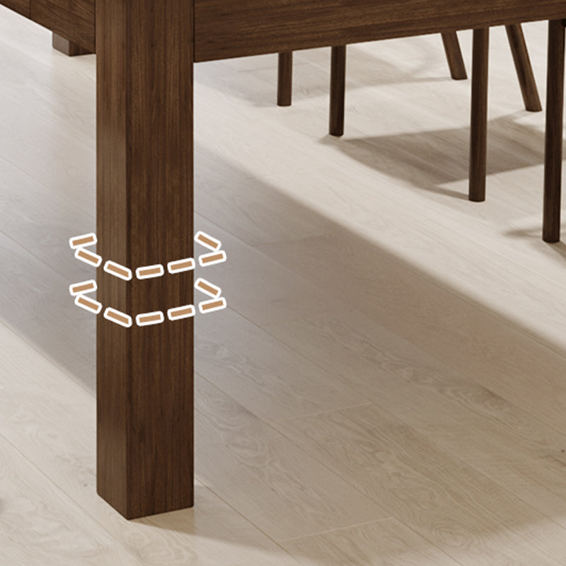 Bureau de bureau de style contemporain Bureau de bureau rectangulaire Bureau de tâche avec 4 jambes pour le bureau