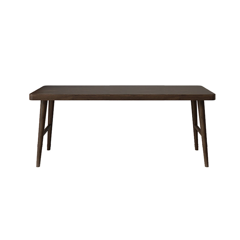 Hedendaagse stijl Wood Office Desk rechthoekige vorm Taakbureau in donkerbruin