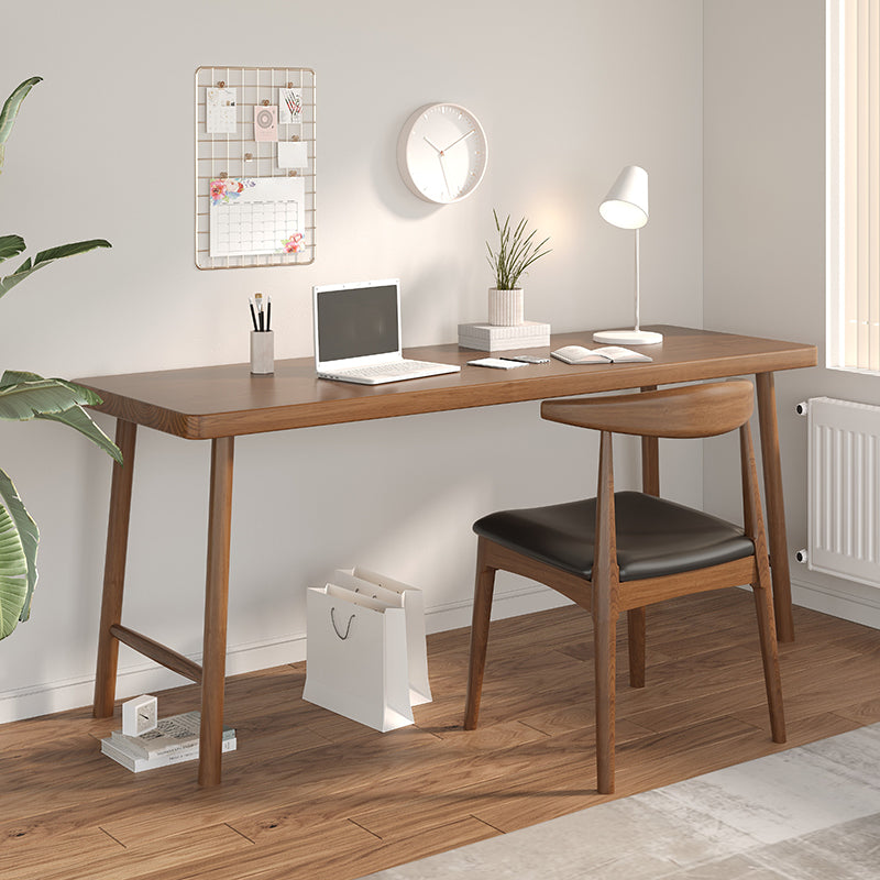 Contemporary Style Wood Office Desk Rectangular Shape Task Desk with Drawers Drawer Not Included Clearhalo 'furn' 'furn_office_desk' 'Furniture' 'Office Desks' 'Office Furniture' 'office_desk' 7450124