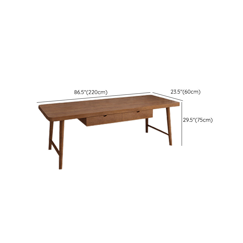 Contemporary Style Wood Office Desk Rectangular Shape Task Desk with Drawers Clearhalo 'furn' 'furn_office_desk' 'Furniture' 'Office Desks' 'Office Furniture' 'office_desk' 7450146