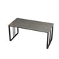 Modern Style Stone Top Office Desk Rectangle Writing Desk for Office Gray Clearhalo 'furn' 'furn_office_desk' 'Furniture' 'Office Desks' 'Office Furniture' 'office_desk' 7450191