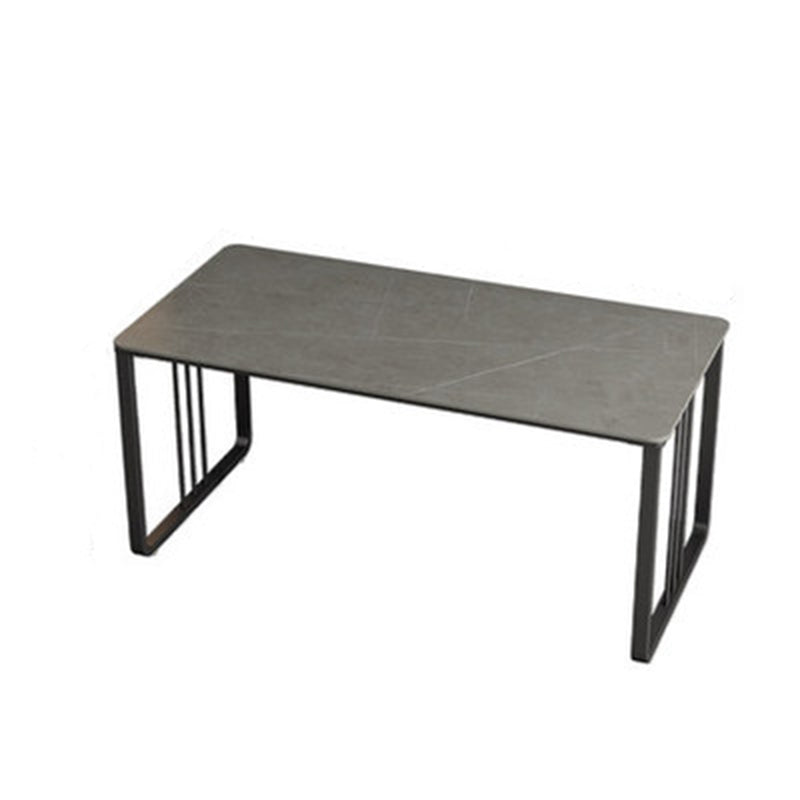 Modern Style Stone Top Office Desk Rectangle Writing Desk for Office Gray Clearhalo 'furn' 'furn_office_desk' 'Furniture' 'Office Desks' 'Office Furniture' 'office_desk' 7450191