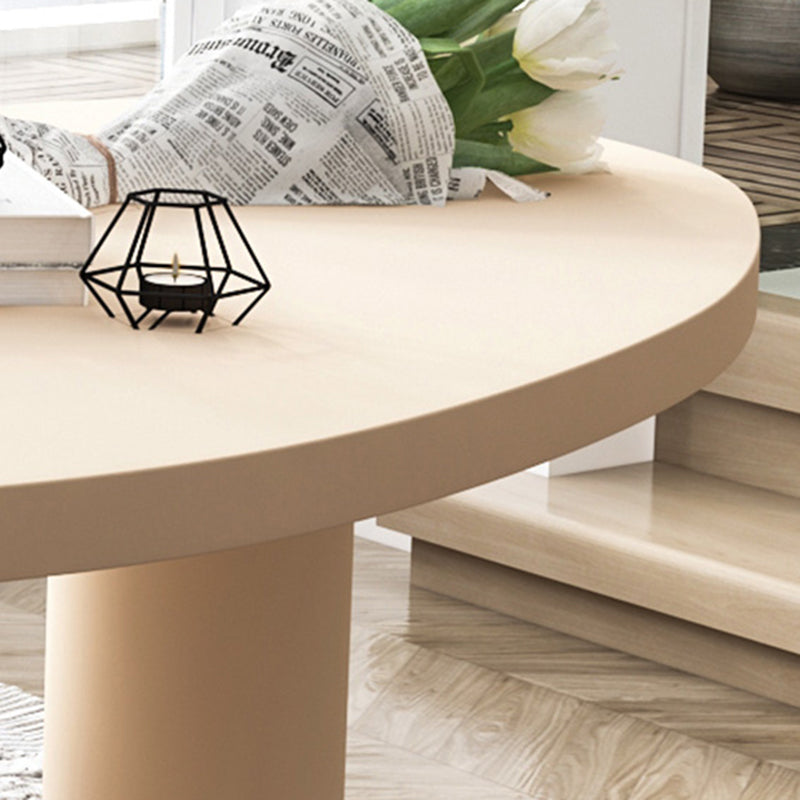 Bureau de bureau en bois de style contemporain Bureau de tâche de forme irrégulière avec 3 jambes