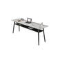 Descrito de la oficina de piedra rectángulo Top Office Modern Writing Desk for Office
