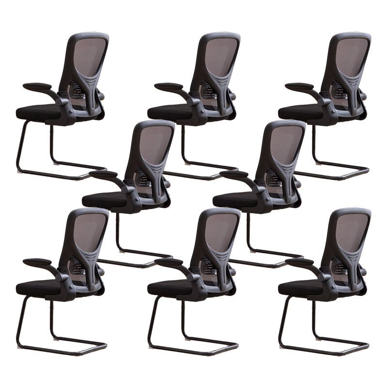 Chaise de bureau à armes amovible moderne Pas de chaise de bureau pénible