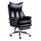Modern Leather Armless Office Chair No Distressing Ergonomic Desk Chair with Wheels Clearhalo 'furn' 'furn_office_chair' 'Furniture' 'Office Chairs' 'Office Furniture' 'office_chair' 7450635