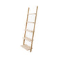 Contemporary Ladder Bookcase Solid Wood Open Back Bookshelf with Shelves 20"L x 9"W x 61"H Clearhalo 'Bookcases' 'furn' 'furn_bookcases' 'Furniture' 'Office Furniture' 7451064