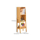 Contemporary Closed Back Bamboo Bookshelf Vertical Bookcase with Shelves Clearhalo 'Bookcases' 'furn' 'furn_bookcases' 'Furniture' 'Office Furniture' 7451091