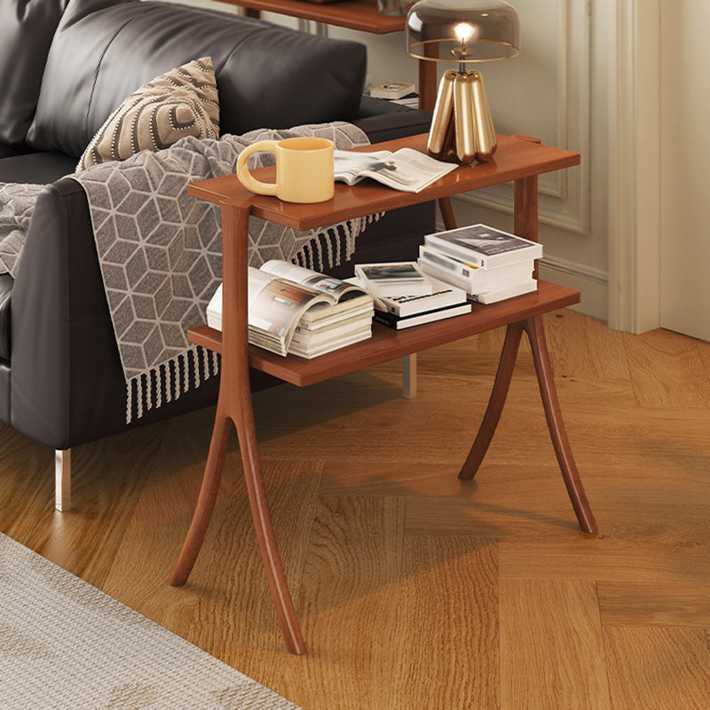 Libreria orizzontale in stile aperto in stile moderno con scaffali