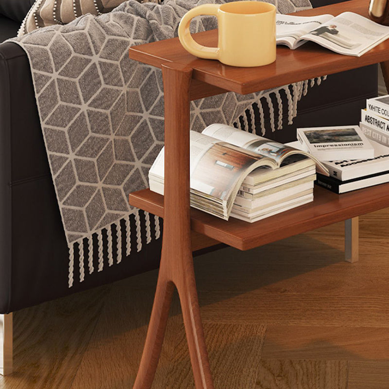 Libreria orizzontale in stile aperto in stile moderno con scaffali