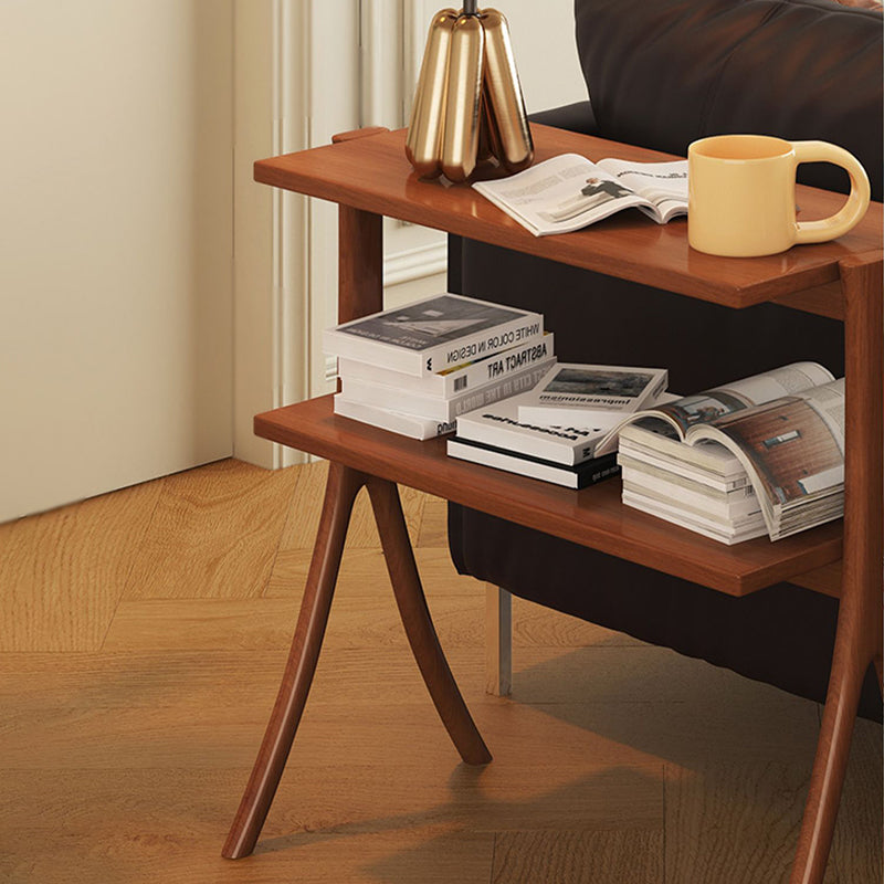 Libreria orizzontale in stile aperto in stile moderno con scaffali