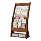 Closed Back Contemporary Bookcase Engineered Wood Vertical Bookshelf with Shelves 24"L x 14"W x 50"H Walnut Clearhalo 'Bookcases' 'furn' 'furn_bookcases' 'Furniture' 'Office Furniture' 7451180
