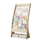Closed Back Contemporary Bookcase Engineered Wood Vertical Bookshelf with Shelves 24"L x 14"W x 50"H Apricot Clearhalo 'Bookcases' 'furn' 'furn_bookcases' 'Furniture' 'Office Furniture' 7451181