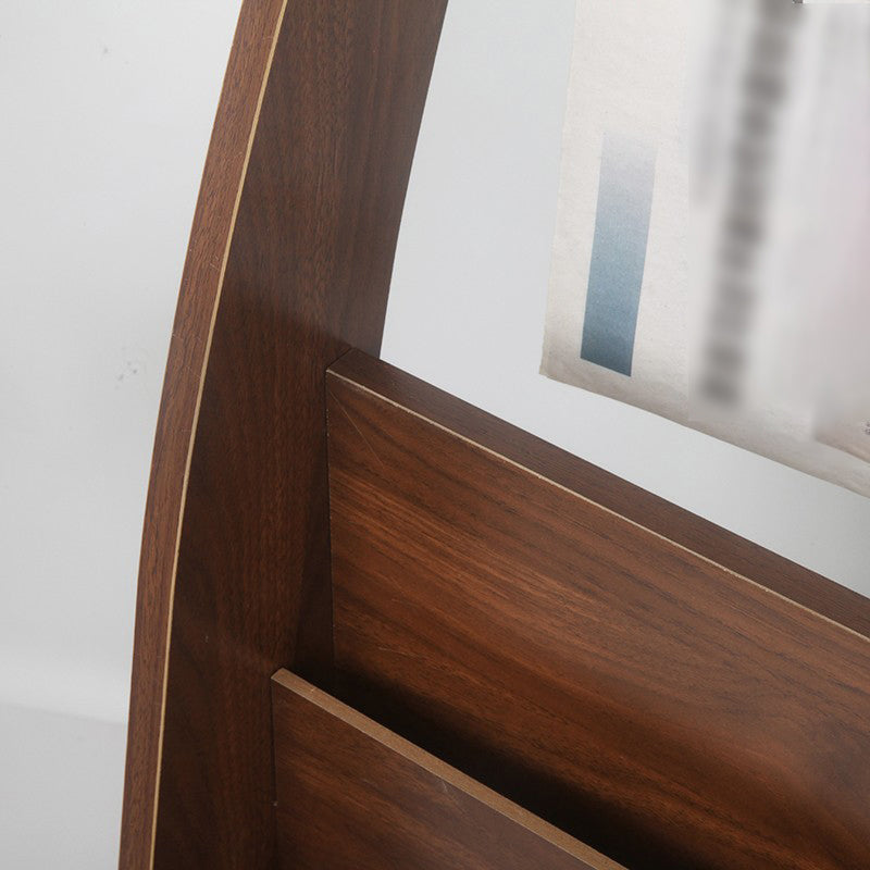 Closed Back Contemporary Bookcase Engineered Wood Vertical Bookshelf with Shelves Clearhalo 'Bookcases' 'furn' 'furn_bookcases' 'Furniture' 'Office Furniture' 7451183