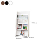 Closed Back Contemporary Bookcase Engineered Wood Vertical Bookshelf with Shelves Clearhalo 'Bookcases' 'furn' 'furn_bookcases' 'Furniture' 'Office Furniture' 7451188