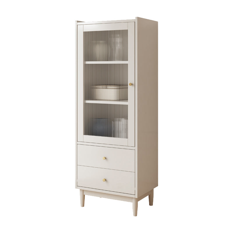 Closed Back Standard Bookshelf Solid Wood Contemporary Bookcase with Drawers 47"L x 15"W x 47"H White Clearhalo 'Bookcases' 'furn' 'furn_bookcases' 'Furniture' 'Office Furniture' 7451239