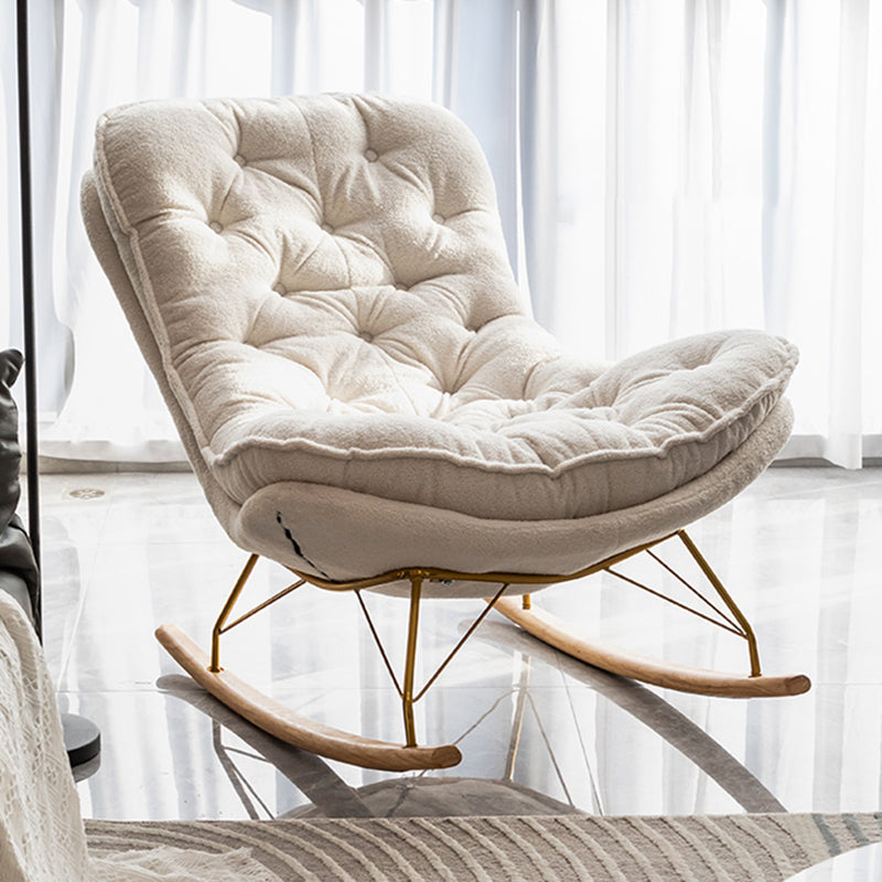 Light Luxury Modern Home Lazy Sofa Chair Lounge Leisure Chaise Rocking Chair Clearhalo 'Chairs & Seating' 'furn' 'furn_rocking_chairs' 'Furniture' 'Living Room Furniture' 'Rocking Chairs' 'rocking_chairs' 7451426