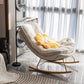 Light Luxury Modern Home Lazy Sofa Chair Lounge Leisure Chaise Rocking Chair Clearhalo 'Chairs & Seating' 'furn' 'furn_rocking_chairs' 'Furniture' 'Living Room Furniture' 'Rocking Chairs' 'rocking_chairs' 7451429