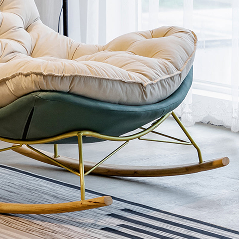 Light Luxury Modern Home Lazy Sofa Chair Lounge Leisure Chaise Rocking Chair Clearhalo 'Chairs & Seating' 'furn' 'furn_rocking_chairs' 'Furniture' 'Living Room Furniture' 'Rocking Chairs' 'rocking_chairs' 7451435