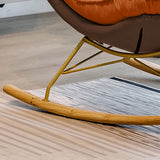 Light Luxury Modern Home Lazy Sofa Chair Lounge Leisure Chaise Rocking Chair Clearhalo 'Chairs & Seating' 'furn' 'furn_rocking_chairs' 'Furniture' 'Living Room Furniture' 'Rocking Chairs' 'rocking_chairs' 7451436