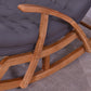 Wood Base Chaise Lounge Lazy Sofa Chair Leisure Single Home Rocking Chair