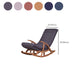 Wood Base Chaise Lounge Lazy Sofa Chair Leisure Single Home Rocking Chair