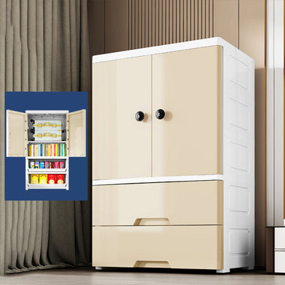 Rectangular Plastic Storage Cabinet Teen Style Bedroom Wardrobe