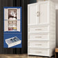 Rectangular Plastic Storage Cabinet Teen Style Bedroom Wardrobe