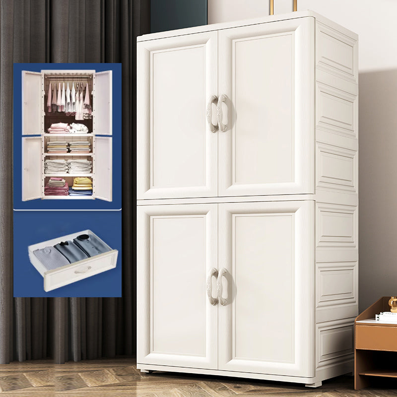 Rectangular Plastic Storage Cabinet Teen Style Bedroom Wardrobe