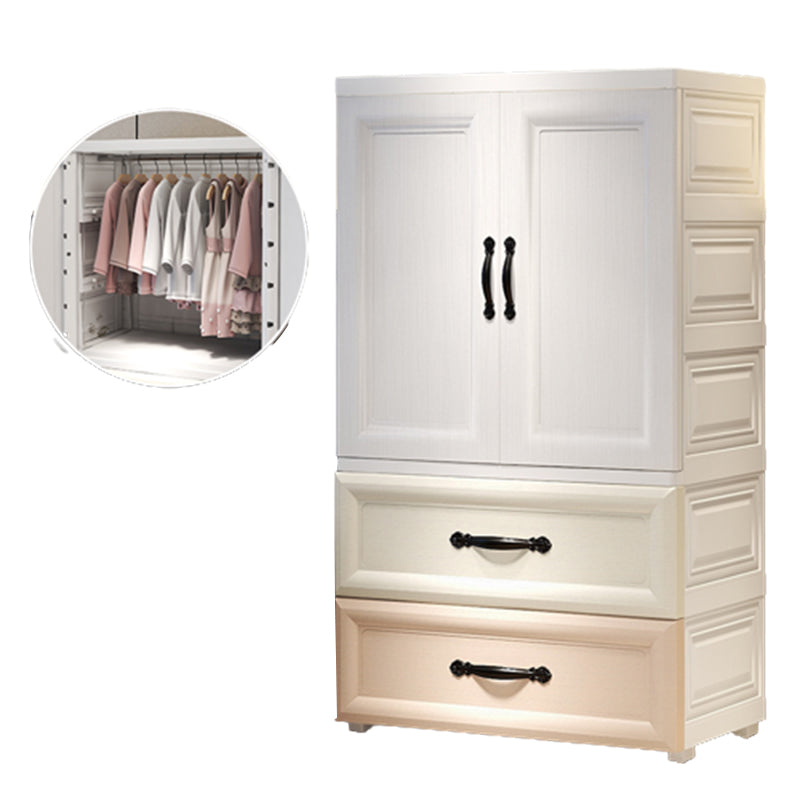 Rectangular Plastic Storage Cabinet Teen Style Bedroom Wardrobe