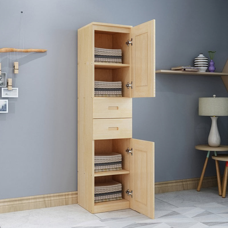 Modern Solid Wood Wardrobe Cabinet Bedroom Armoire with Doors Clearhalo 'Armoires & Wardrobes' 'armoires_wardrobes' 'Bedroom Furniture' 'furn' 'furn_armoires_wardrobes' 'Furniture' 7451524