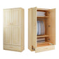 Modern Solid Wood Wardrobe Cabinet Bedroom Armoire with Doors https: res.litfad.com site img item 2023 02 15 7451530 1200x1200.jpg Clearhalo 'Armoires & Wardrobes' 'armoires_wardrobes' 'Bedroom Furniture' 'furn' 'furn_armoires_wardrobes' 'Furniture' 7451530