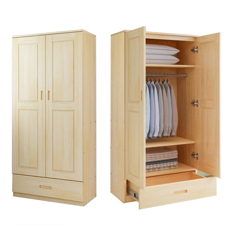 Modern Solid Wood Wardrobe Cabinet Bedroom Armoire with Doors https: res.litfad.com site img item 2023 02 15 7451530 1200x1200.jpg Clearhalo 'Armoires & Wardrobes' 'armoires_wardrobes' 'Bedroom Furniture' 'furn' 'furn_armoires_wardrobes' 'Furniture' 7451530